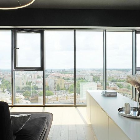 Hanza Tower - Luxurious Apartment 60M2 - 15Th Floor City View Szczecin Exteriör bild