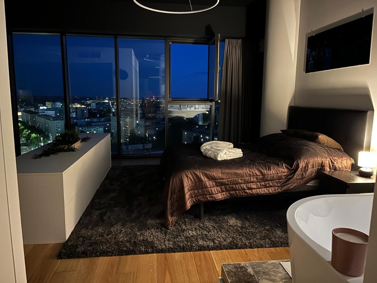 Hanza Tower - Luxurious Apartment 60M2 - 15Th Floor City View Szczecin Exteriör bild