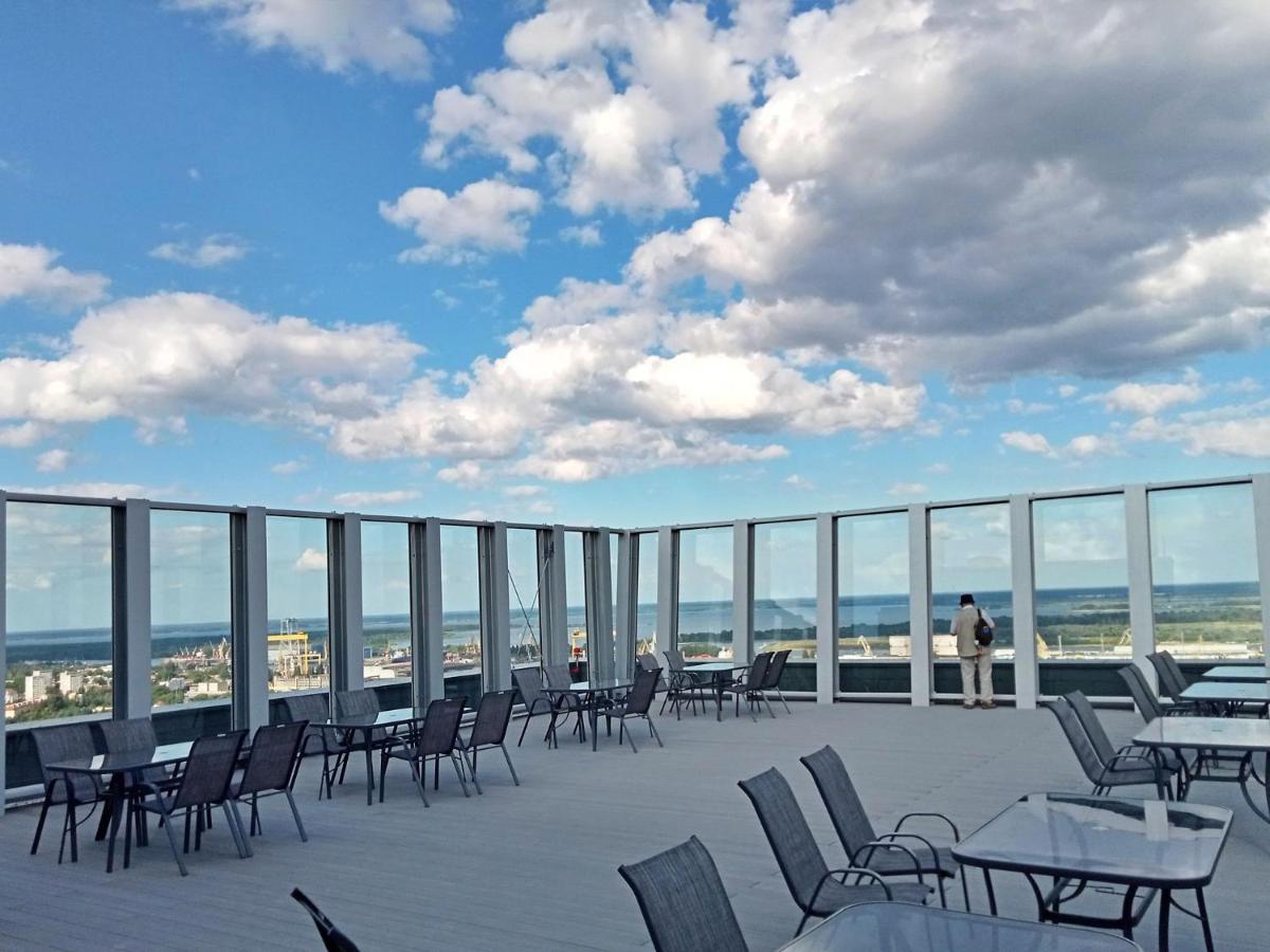 Hanza Tower - Luxurious Apartment 60M2 - 15Th Floor City View Szczecin Exteriör bild