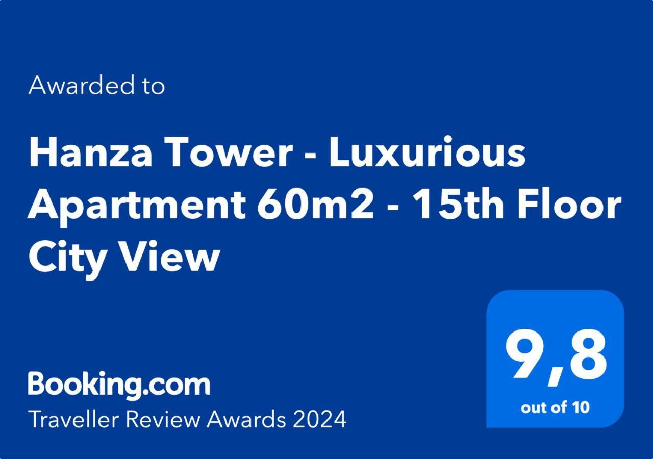 Hanza Tower - Luxurious Apartment 60M2 - 15Th Floor City View Szczecin Exteriör bild